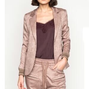 NWT Elias Rumelis leya sport jacquard Leo jacket